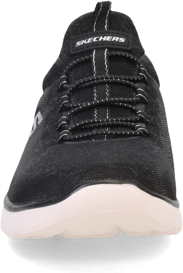 image:imageSkechers Womens Summits Morning Glow SneakersBlackwhitesilver