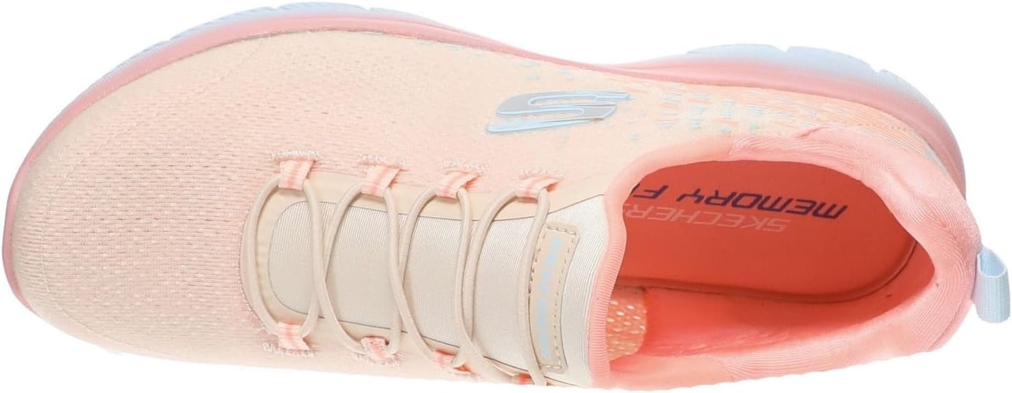 image:imageSkechers Womens Summits Morning Glow SneakersNaturalCoralMultincmt