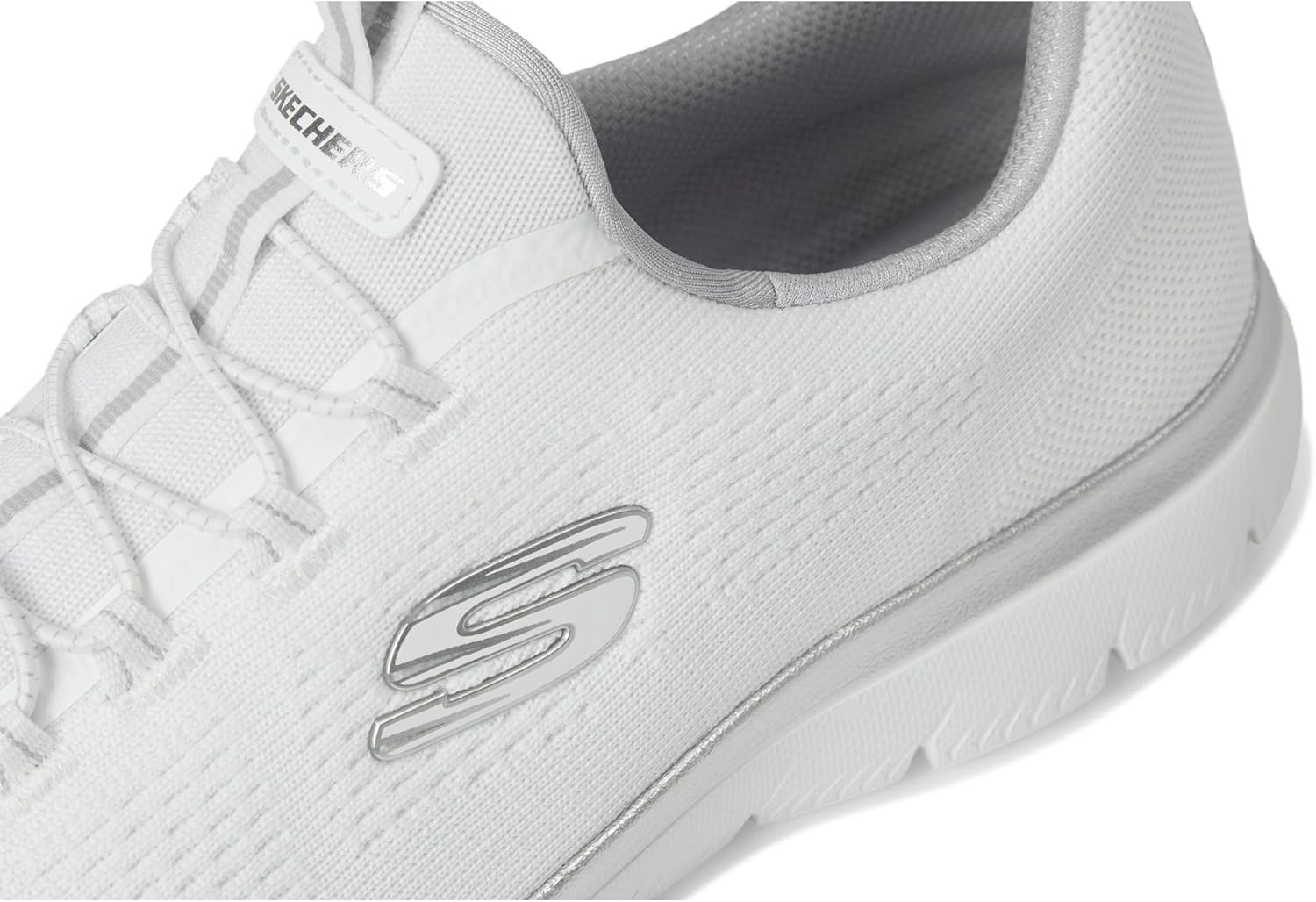image:imageSkechers Womens Summits Morning Glow SneakersWhite Silver