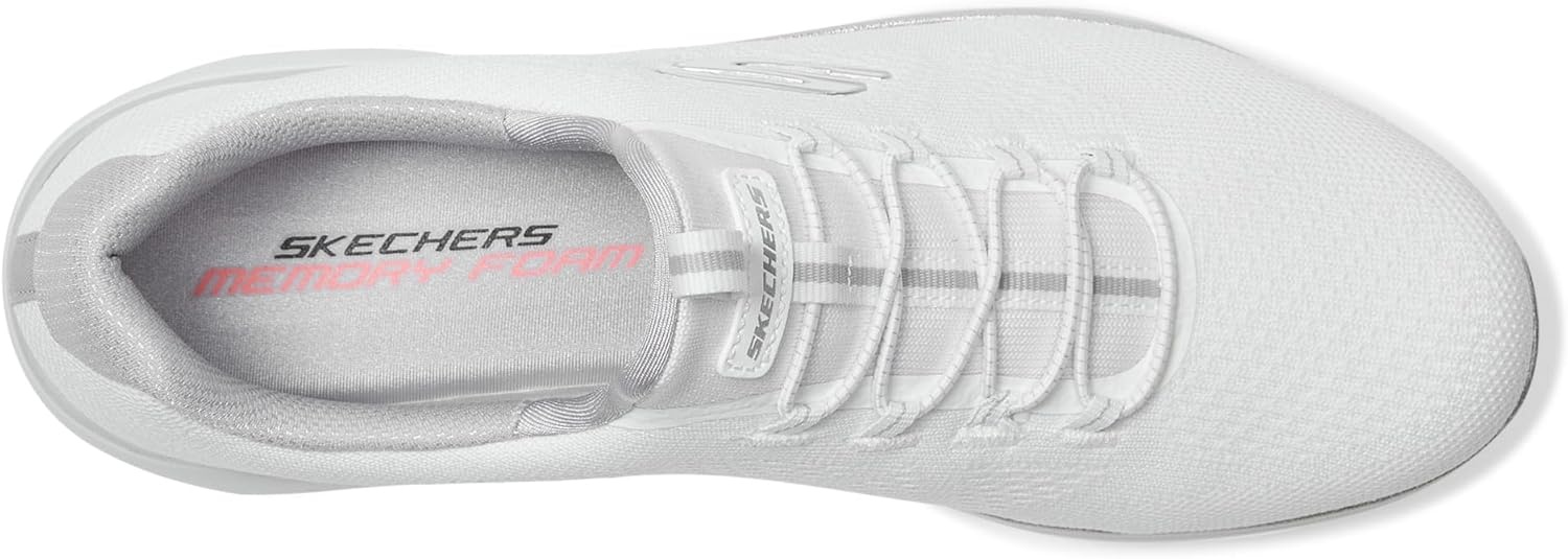 image:imageSkechers Womens Summits Morning Glow SneakersWhite Silver