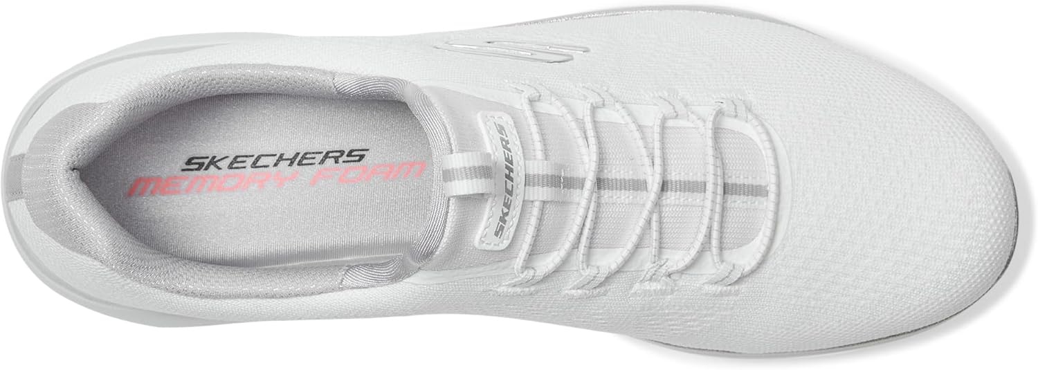 image:imageSkechers Womens Summits Morning Glow SneakersWhite Silver