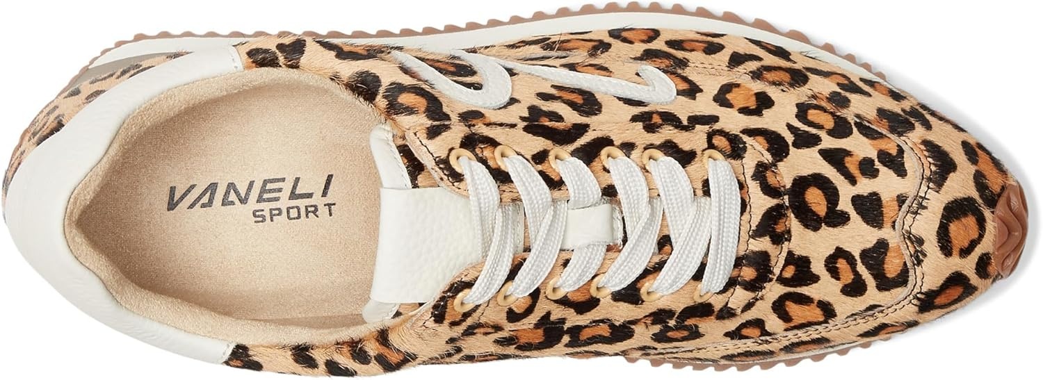 image:imageVANELi Womens Queen Lace Up Sneakers Shoes Casual BeigeCamel DinoWhite Mille Combo