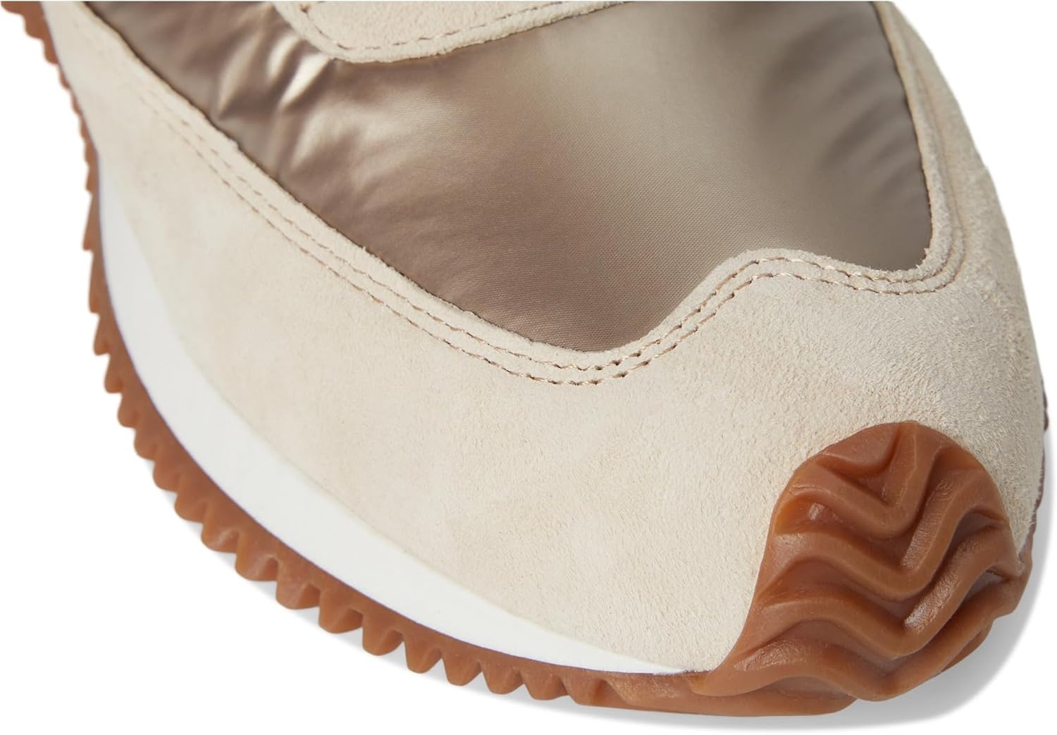image:imageVANELi Womens Queen Lace Up Sneakers Shoes Casual BeigeNude Suede Combo