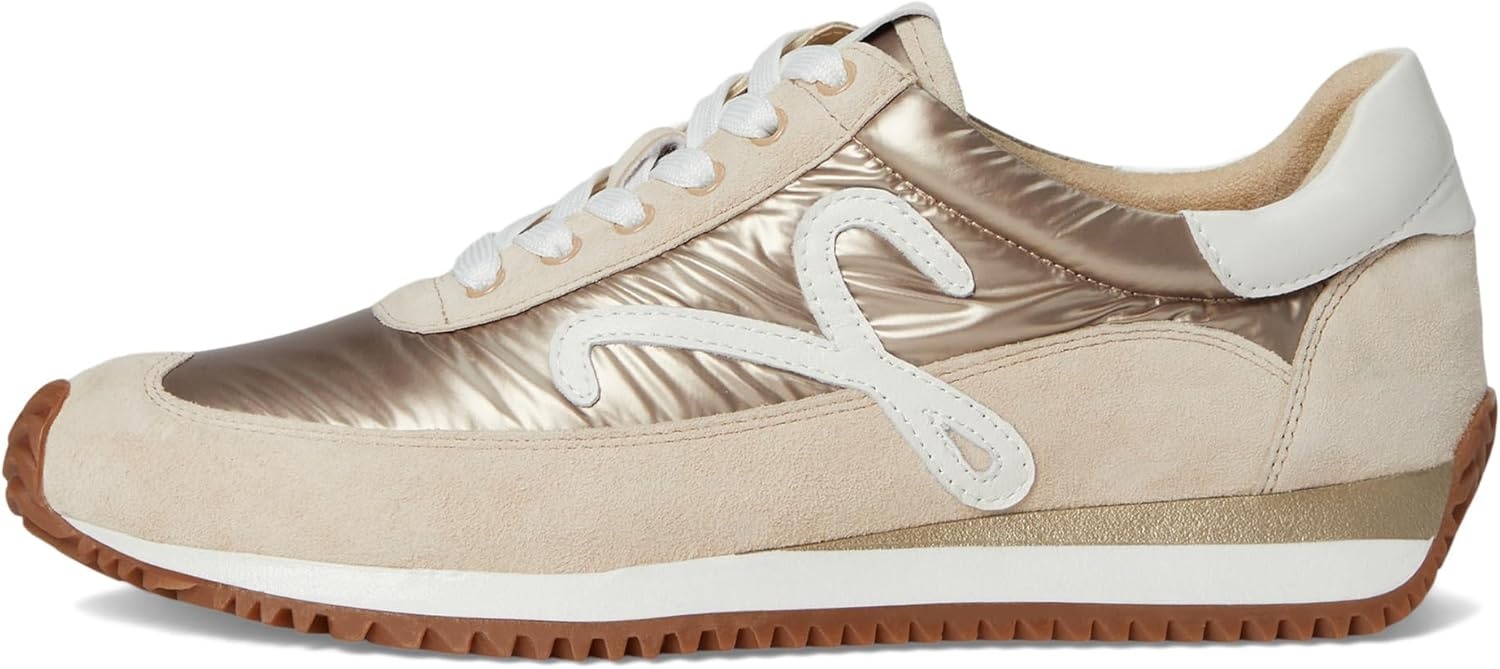 image:imageVANELi Womens Queen Lace Up Sneakers Shoes Casual BeigeNude Suede Combo