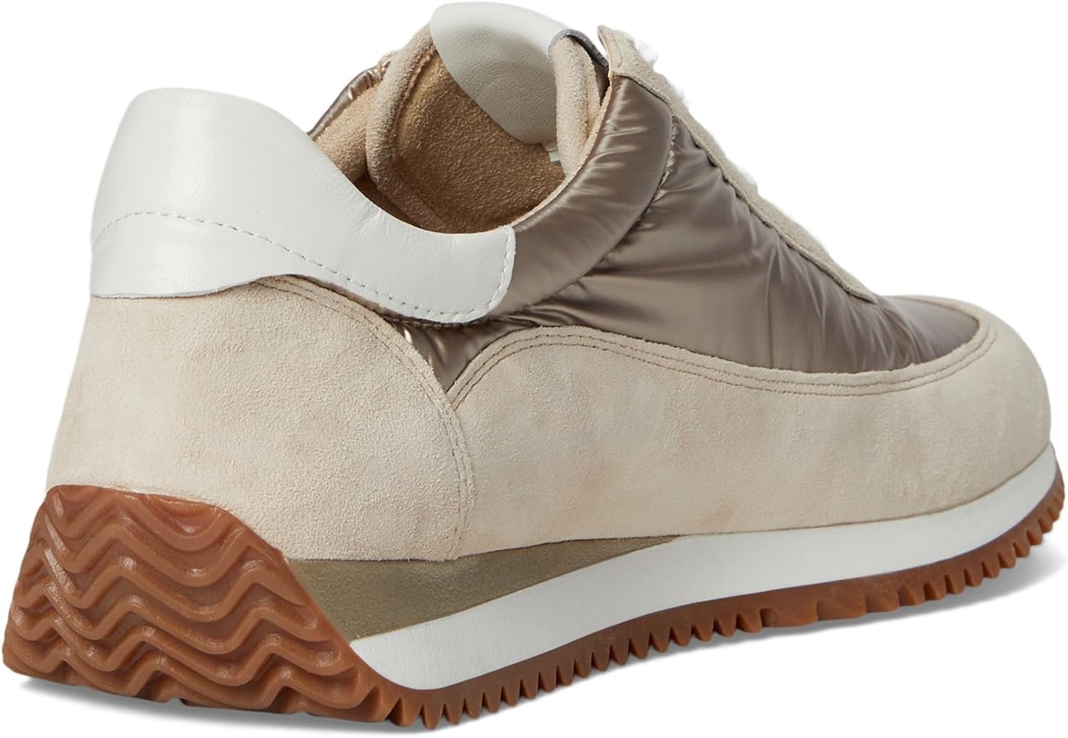 image:imageVANELi Womens Queen Lace Up Sneakers Shoes Casual BeigeNude Suede Combo