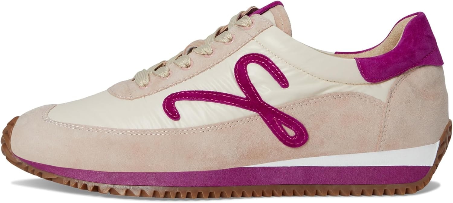 image:imageVANELi Womens Queen Lace Up Sneakers Shoes Casual BeigeRose Suede Combo