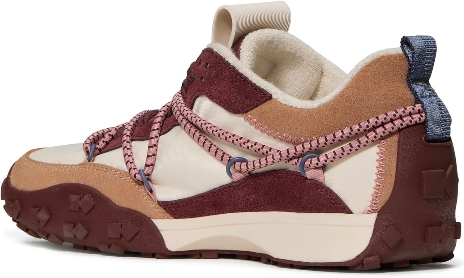 image:imagekate spade new york Womens K as in Kate RunnerCashew MilkDark Merlot Nylon