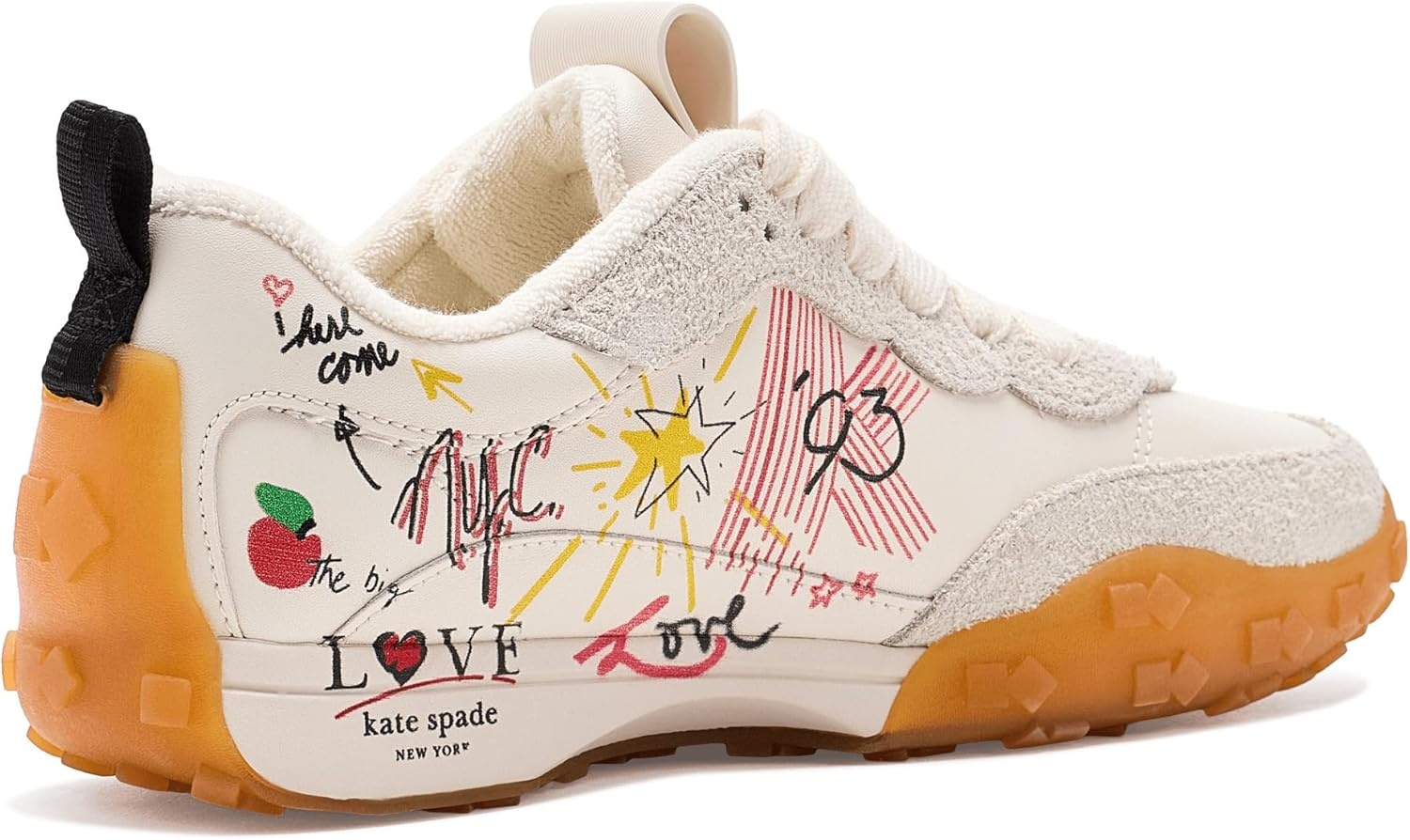 image:imagekate spade new york Womens K as in Kate RunnerNyc Graffiti Cream Multi