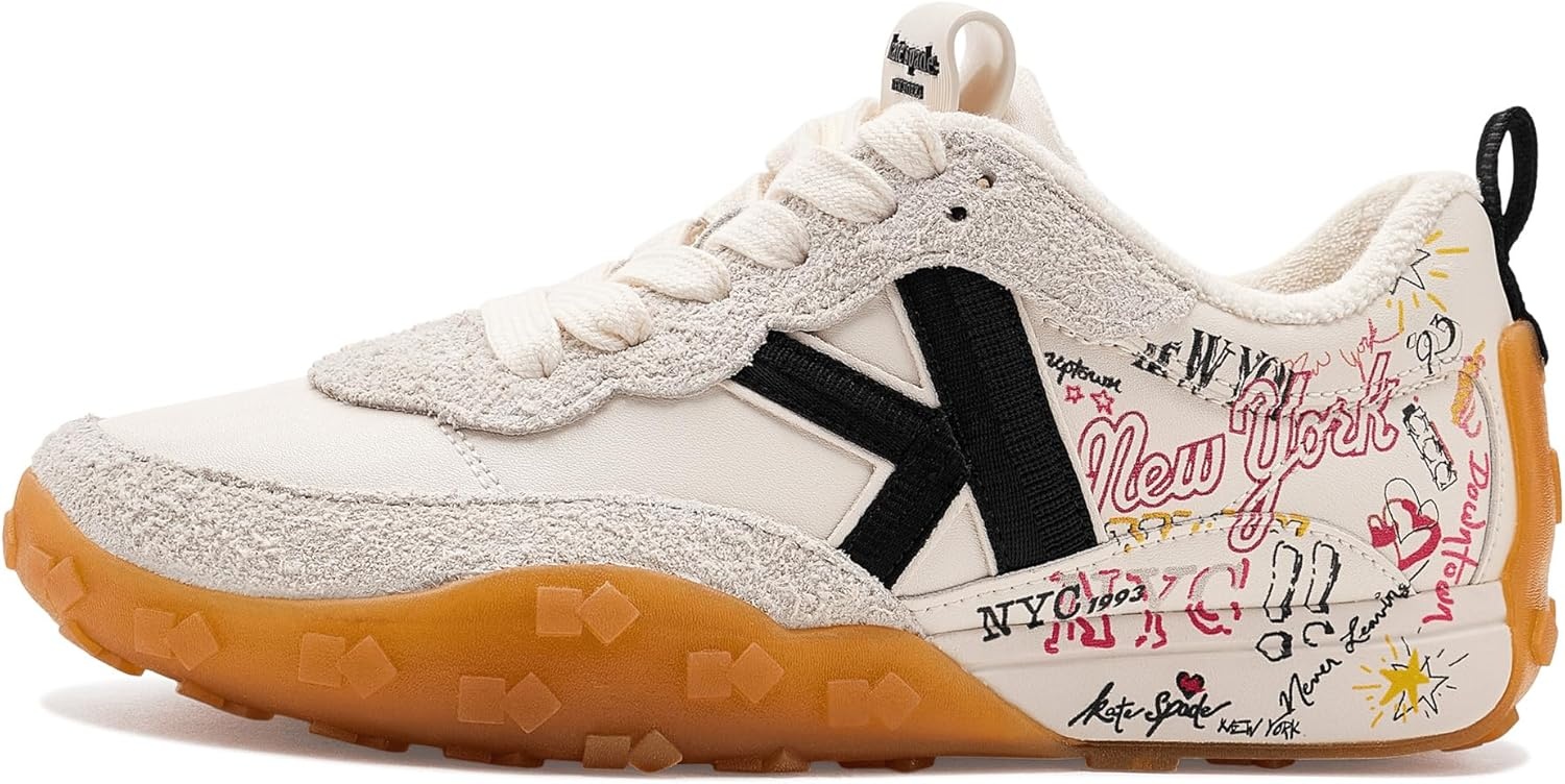 image:imagekate spade new york Womens K as in Kate RunnerNyc Graffiti Cream Multi