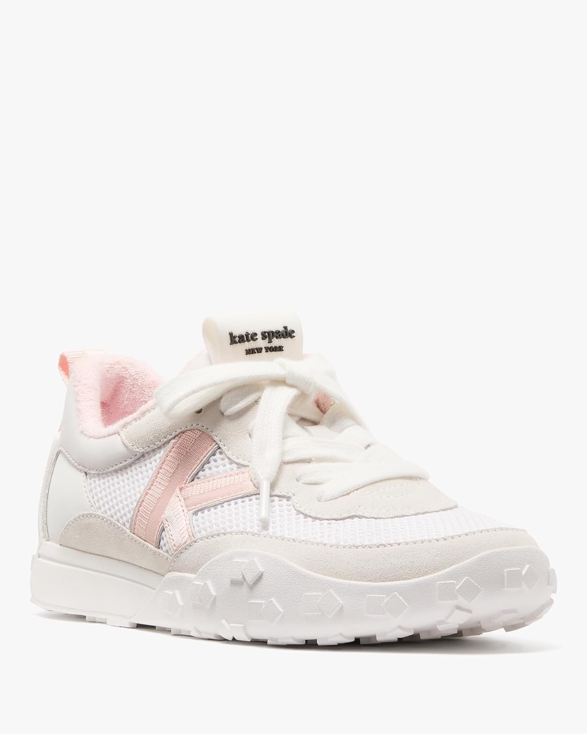 image:imagekate spade new york Womens K as in Kate RunnerTrue WhitePastry Pink Multi