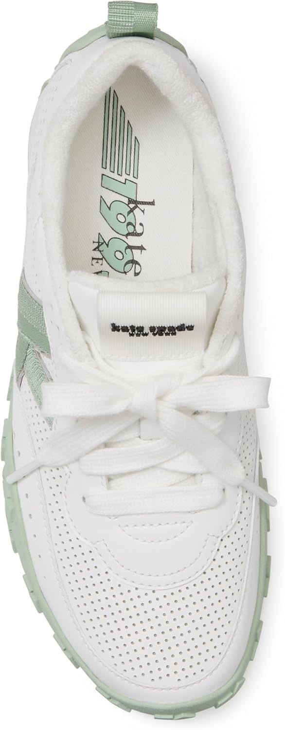 image:imagekate spade new york Womens K as in Kate RunnerTrue WhitePistachio Ice