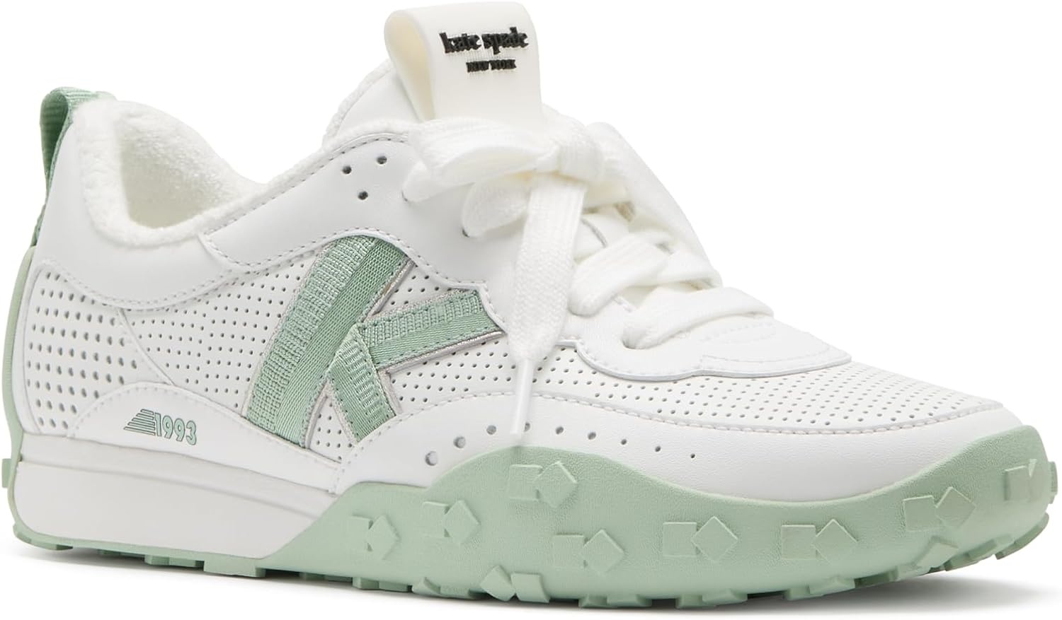 image:imagekate spade new york Womens K as in Kate RunnerTrue WhitePistachio Ice