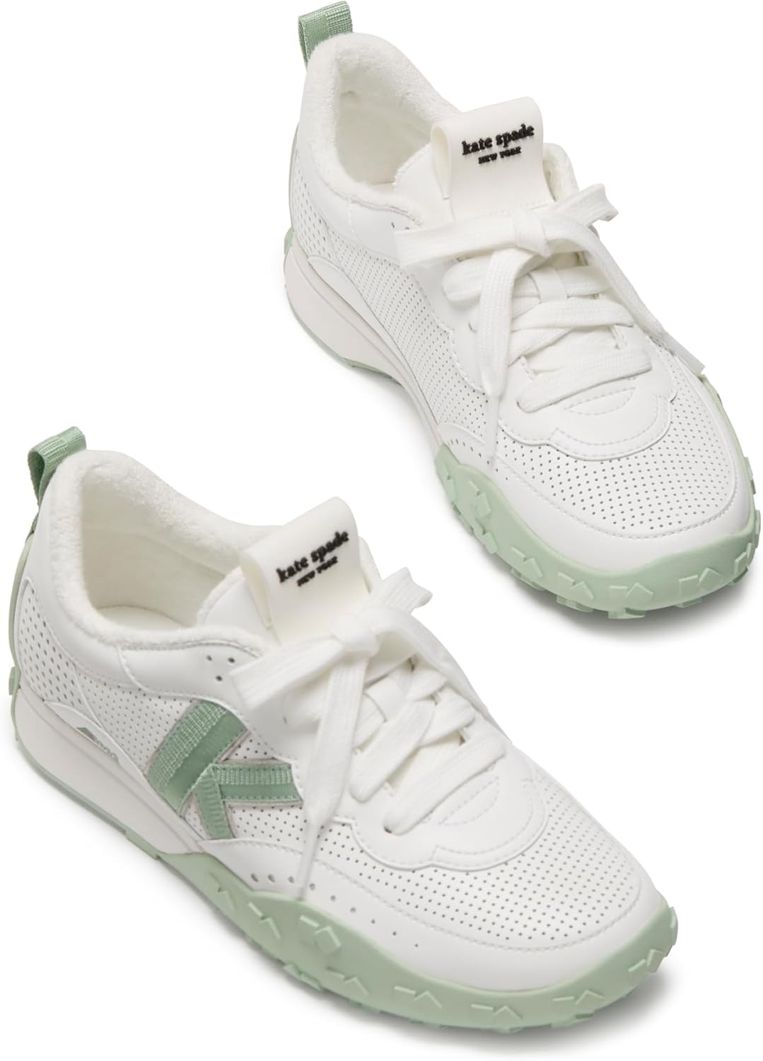 image:imagekate spade new york Womens K as in Kate RunnerTrue WhitePistachio Ice