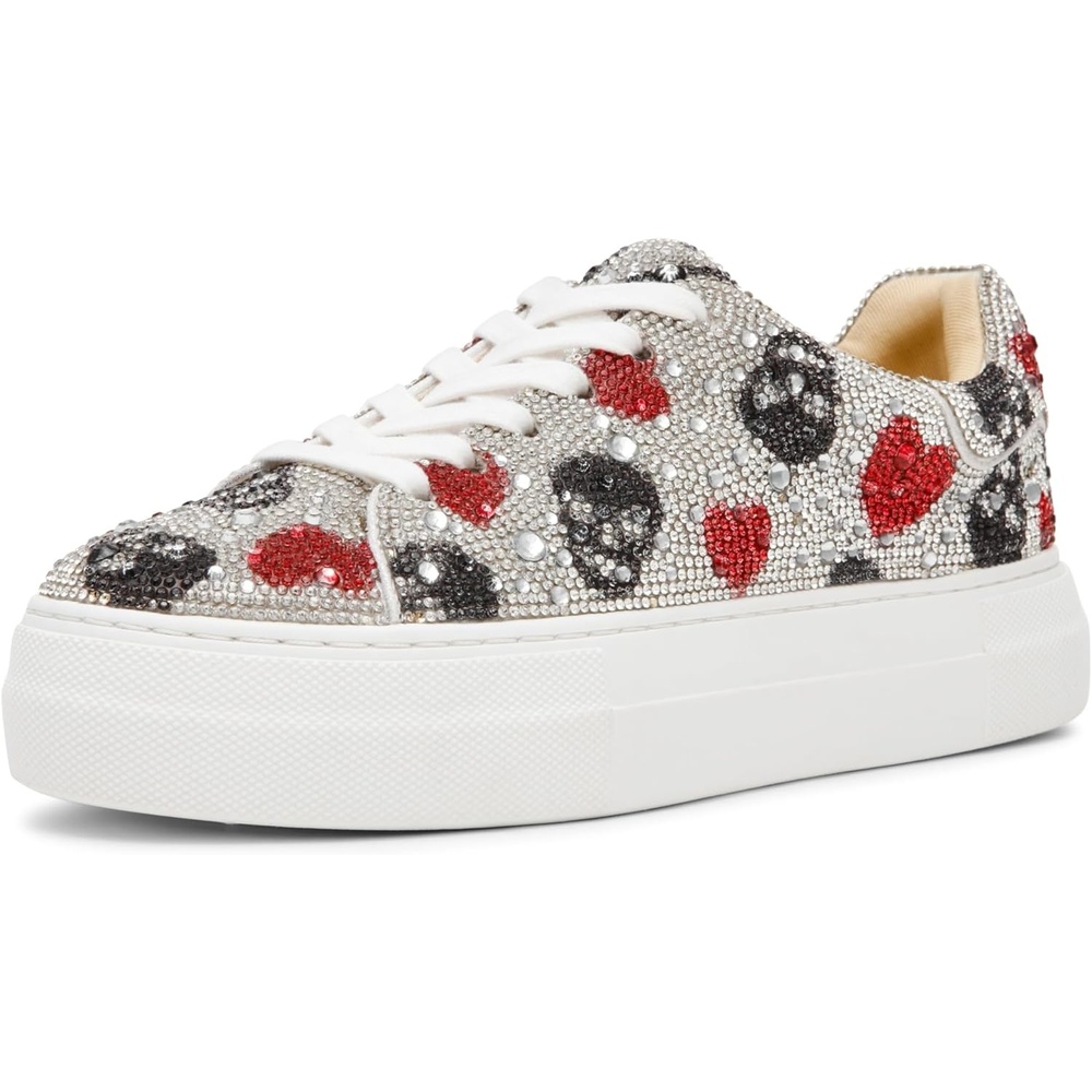 image:imageBetsey Johnson Womens Sidny SneakerSilver Multi