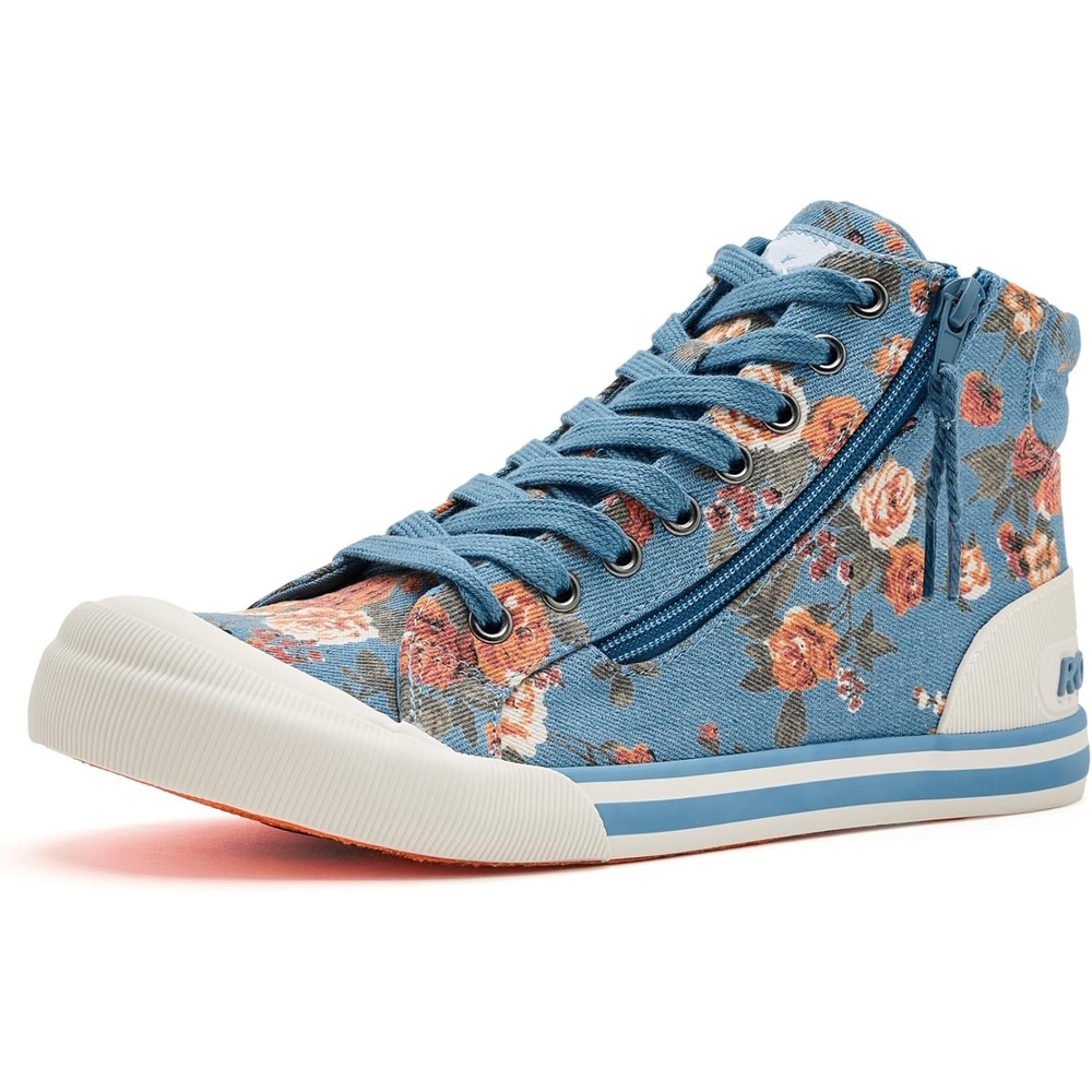 image:imageRocket Dog Womens Jazzin High Top SneakerLight Blue