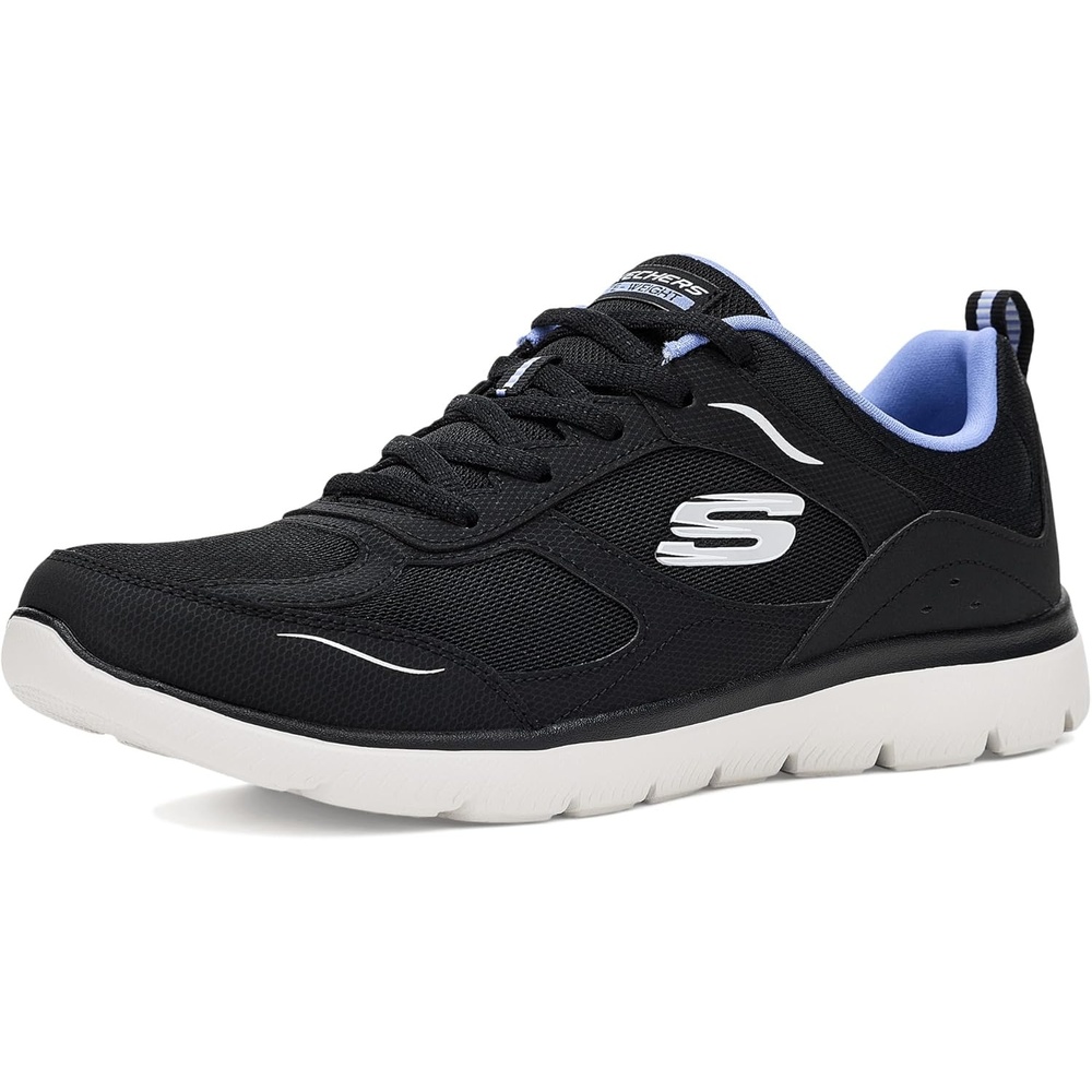 image:imageSkechers Womens Summits Morning Glow SneakersBlackBlue