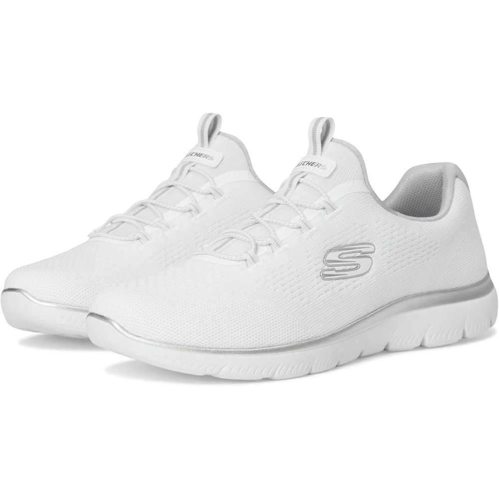 image:imageSkechers Womens Summits Morning Glow SneakersWhite Silver