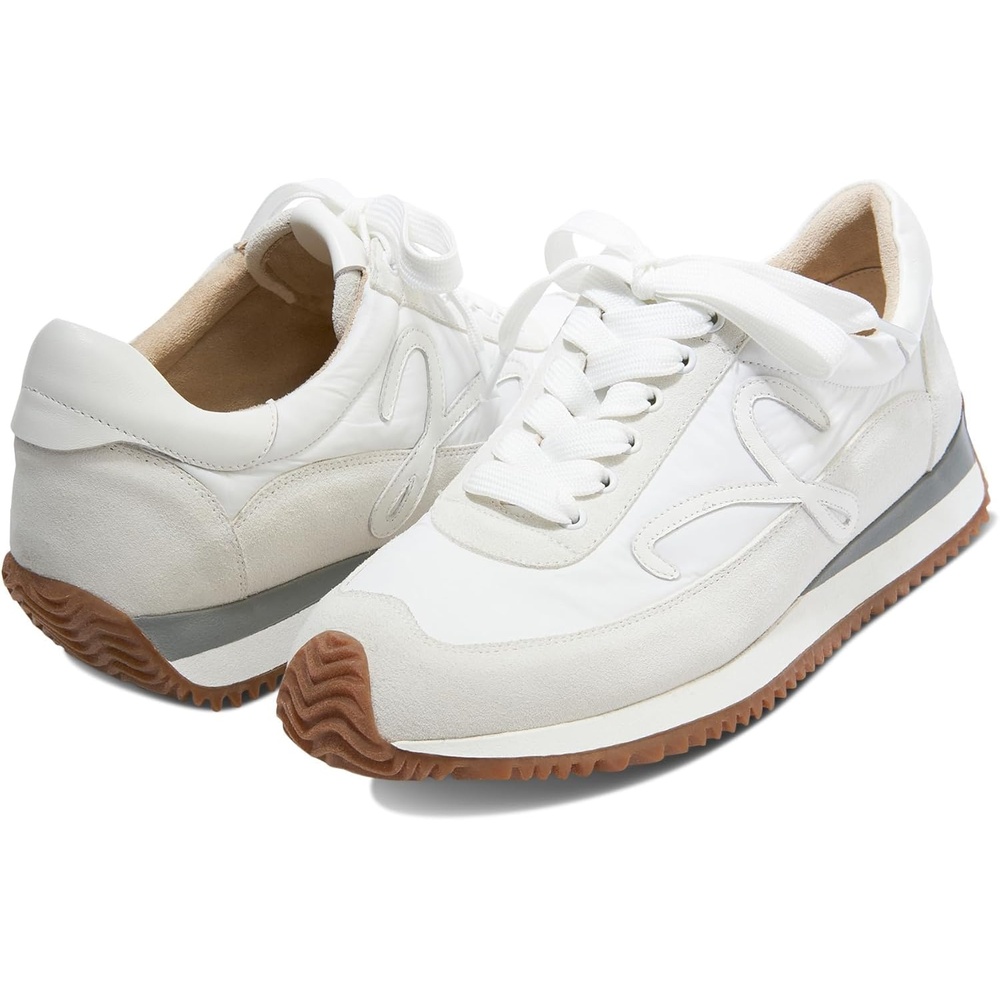 image:imageVANELi Womens Queen Lace Up Sneakers Shoes Casual BeigeWhite Nival