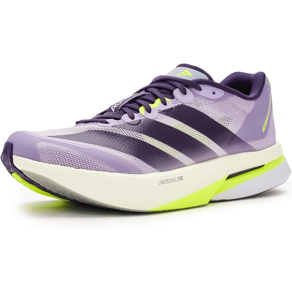 image:imageadidas Womens Adizero Boston 13 Running Shoes Powder PlumAurora PlumPreloved Violet 115 C Medium