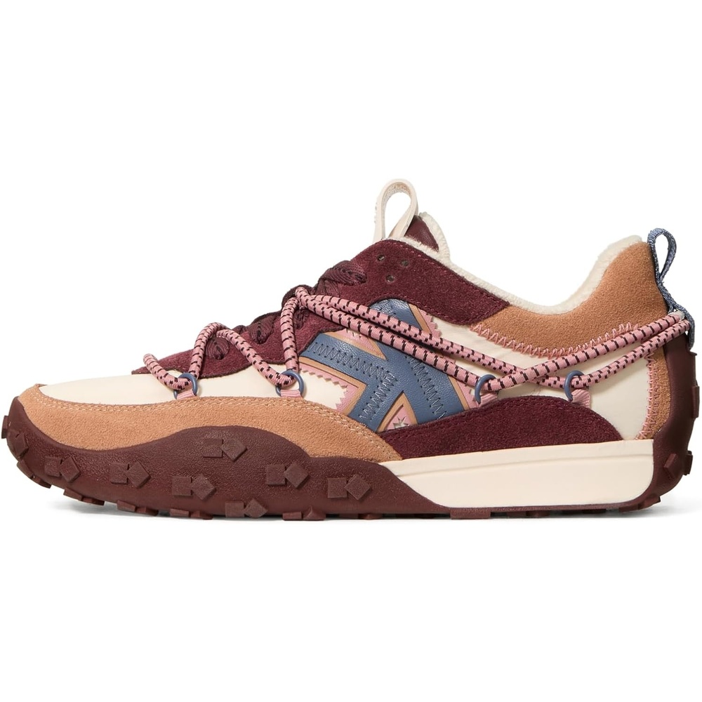 image:imagekate spade new york Womens K as in Kate RunnerCashew MilkDark Merlot Nylon