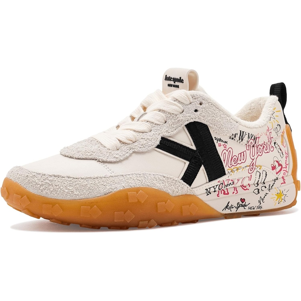image:imagekate spade new york Womens K as in Kate RunnerNyc Graffiti Cream Multi