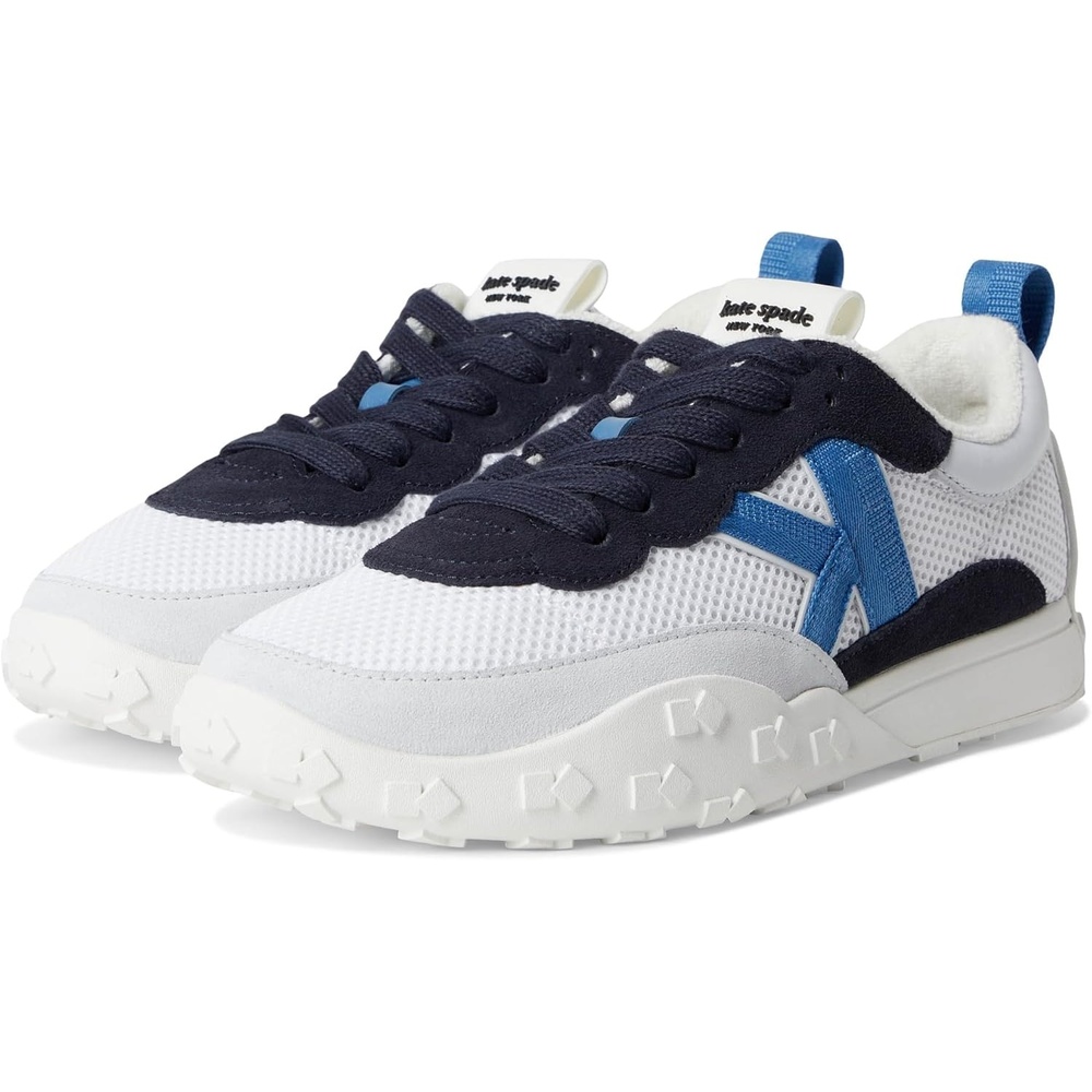 image:imagekate spade new york Womens K as in Kate RunnerTrue WhiteCaptain Navy Multi