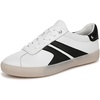 White/Black Leather