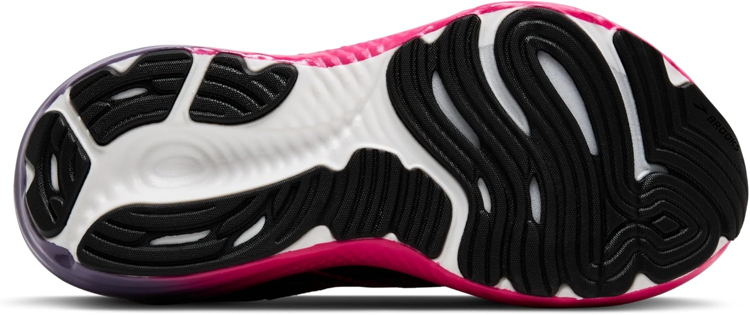 image:imageBrooks Womens Glycerin 22 Neutral Running ShoeBlackMontanaFuchsia