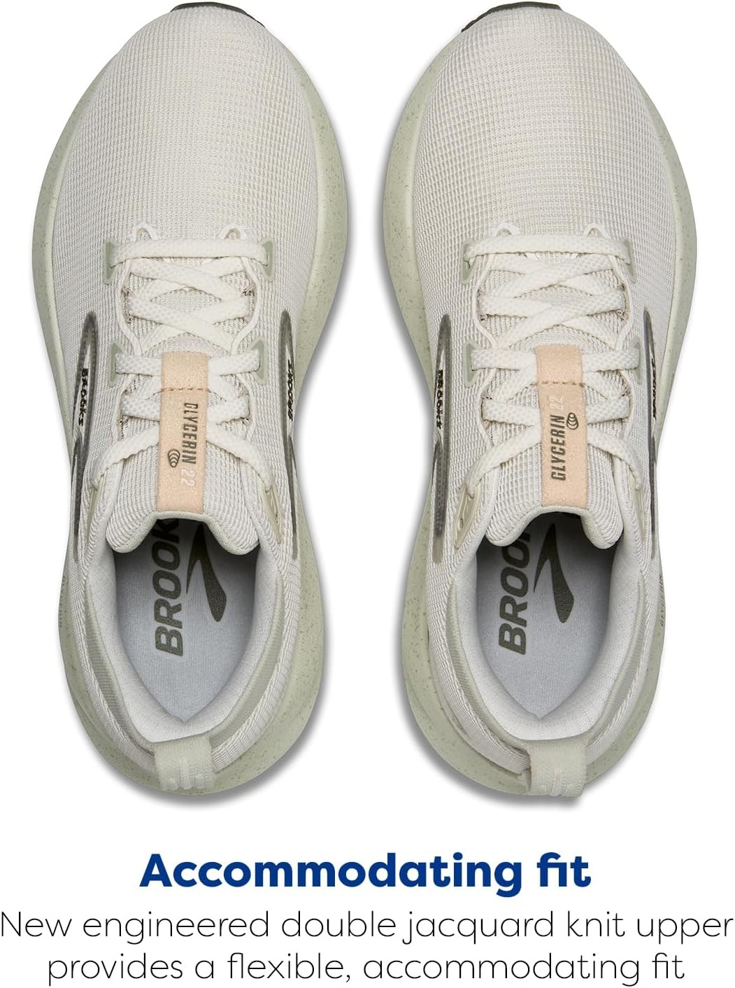 image:imageBrooks Womens Glycerin 22 Neutral Running ShoeCeladonWhisperBeetle