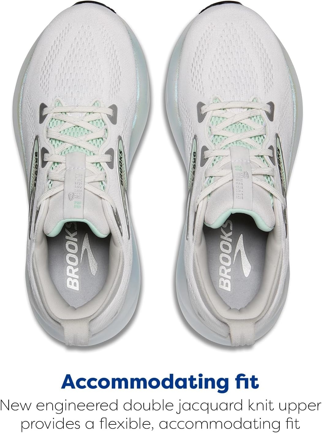 image:imageBrooks Womens Glycerin 22 Neutral Running ShoePearlized WhiteBay