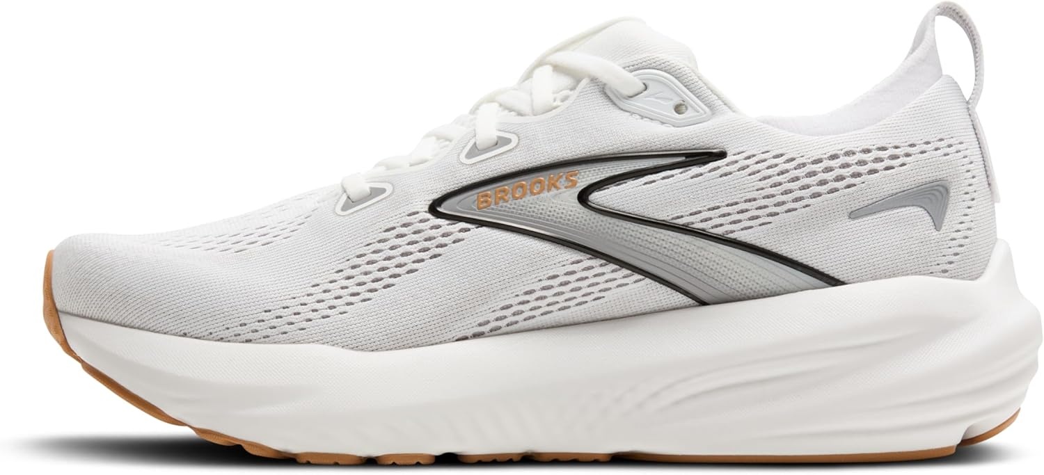 image:imageBrooks Womens Glycerin 22 Neutral Running ShoeWhiteGreyBlack