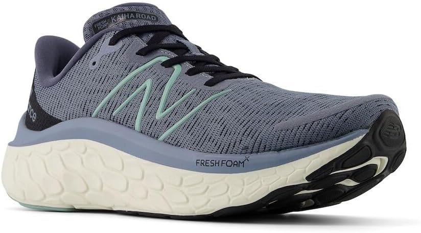 image:imageNew Balance Mens Fresh Foam X Kaiha Road Running ShoesDark Arctic GreyBlackSalt Marsh