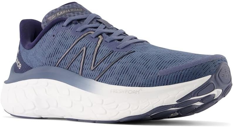 image:imageNew Balance Mens Fresh Foam X Kaiha Road Running ShoesVintage IndigoNatural IndigoSilver Metallic