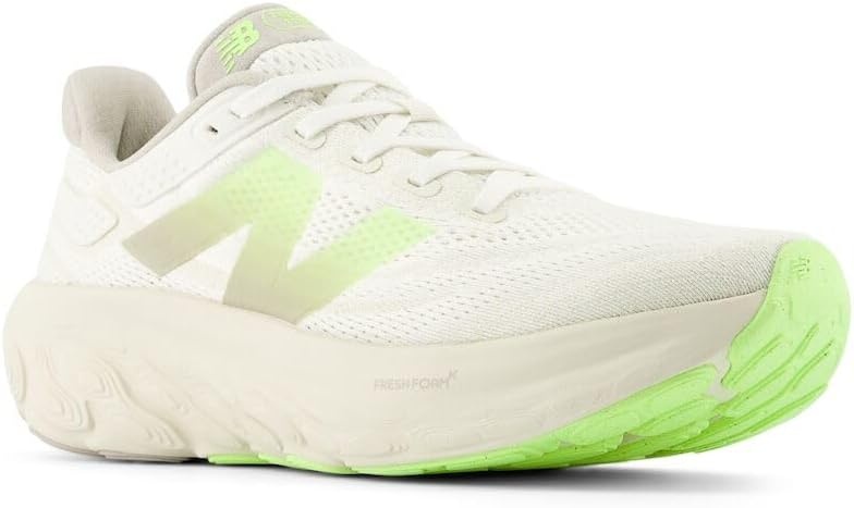 image:imageNew Balance Womens Fresh Foam X 1080 V13 Running ShoesMoonrockBleached Lime GloSea Salt