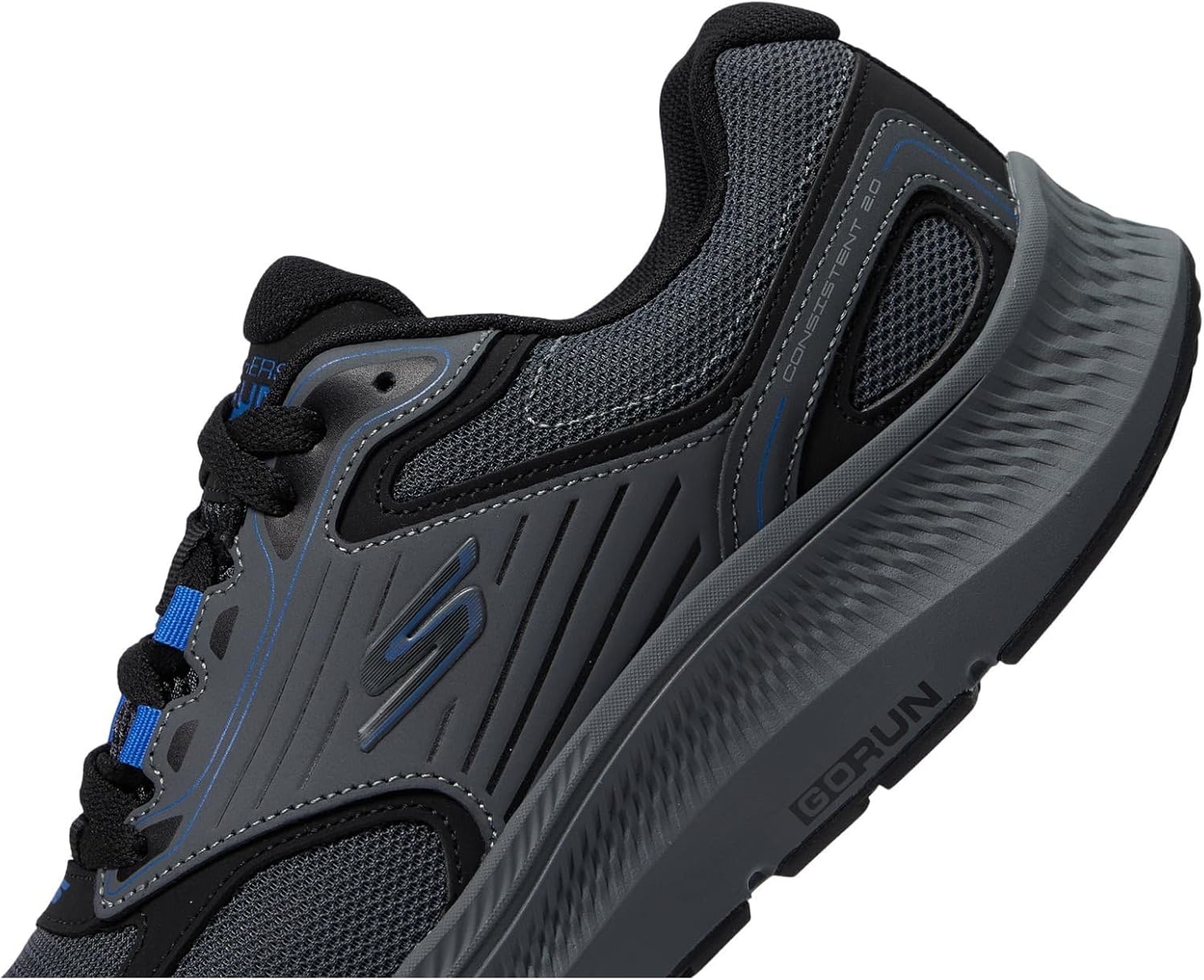 image:imageSkechers Mens Go Run Consistent 20 SneakerCharcoalBlue
