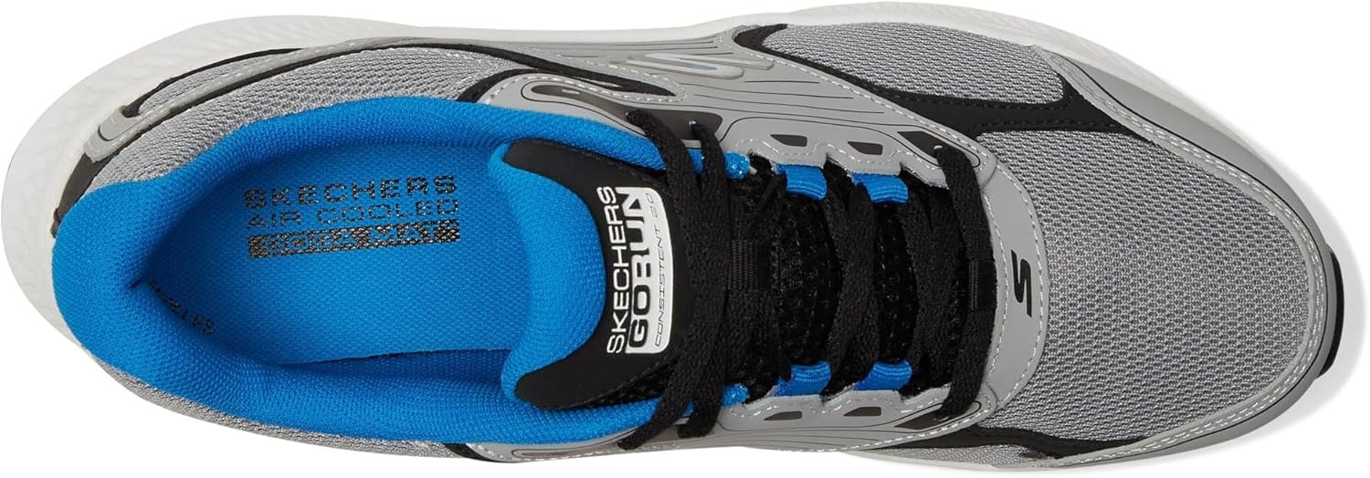 image:imageSkechers Mens Go Run Consistent 20 SneakerGrayBlack