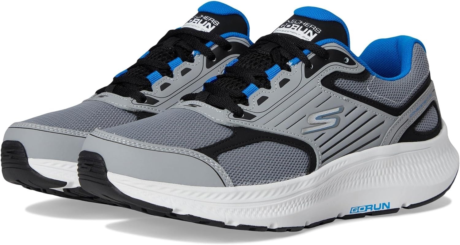 image:imageSkechers Mens Go Run Consistent 20 SneakerGrayBlack