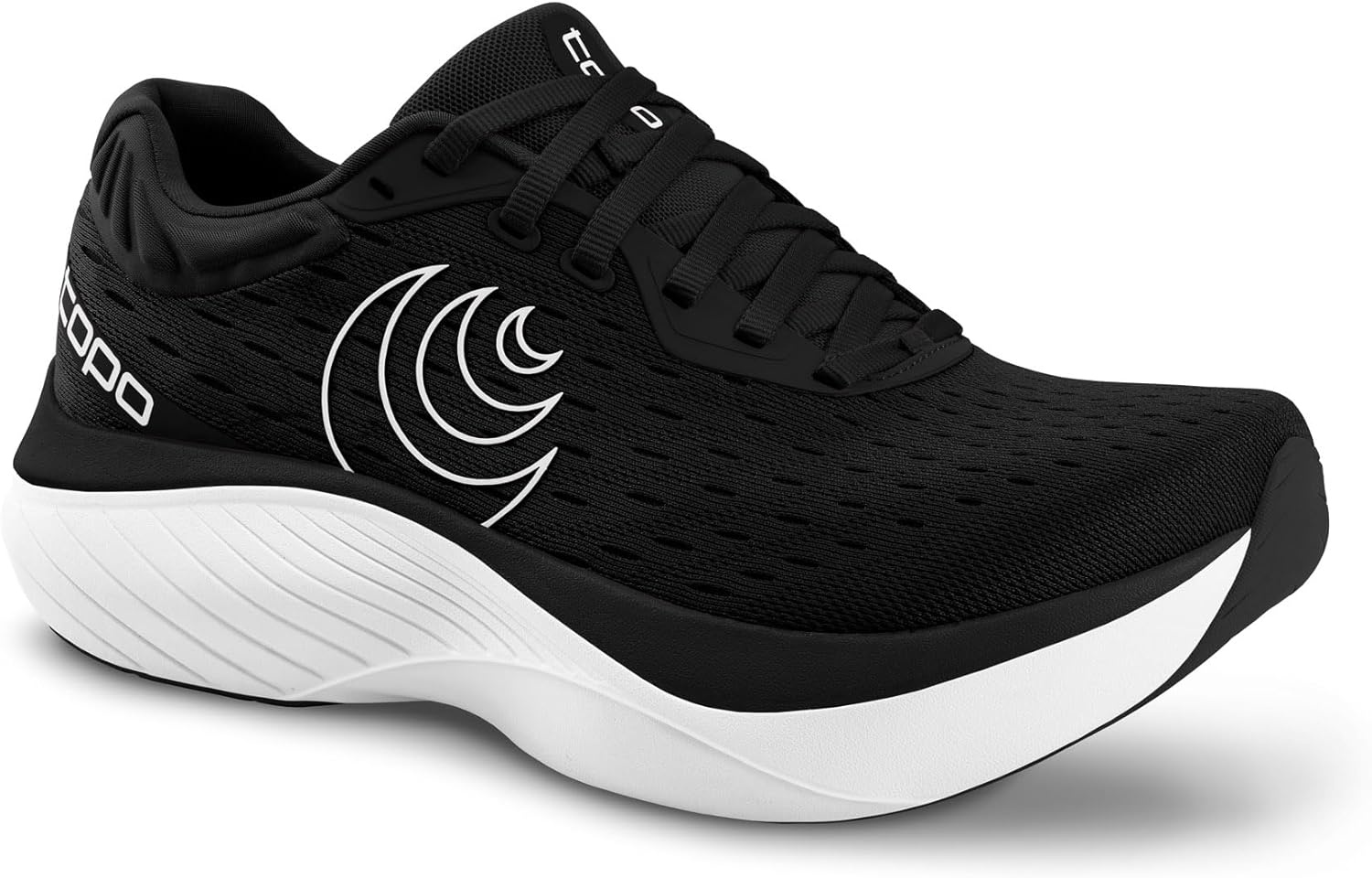 image:imageTopo Athletic Womens Lightweight Comfortable 5MM Drop Atmos Road Running Shoes Athletic Shoes for Road RunningBlackWhite