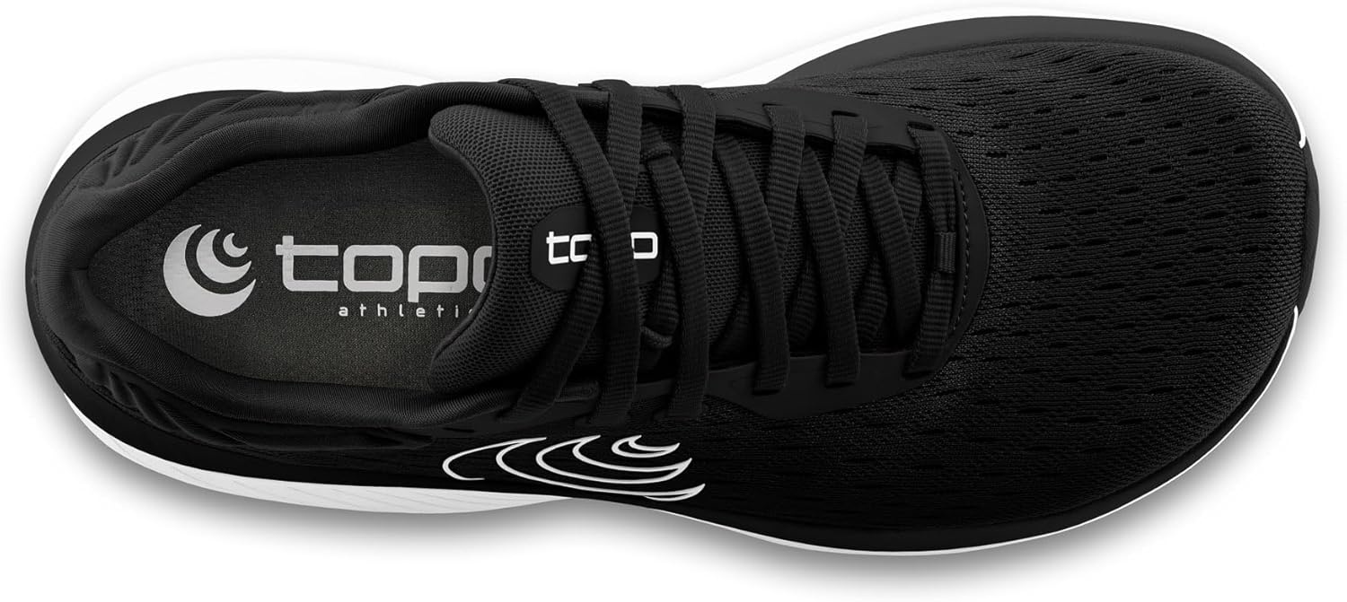 image:imageTopo Athletic Womens Lightweight Comfortable 5MM Drop Atmos Road Running Shoes Athletic Shoes for Road RunningBlackWhite