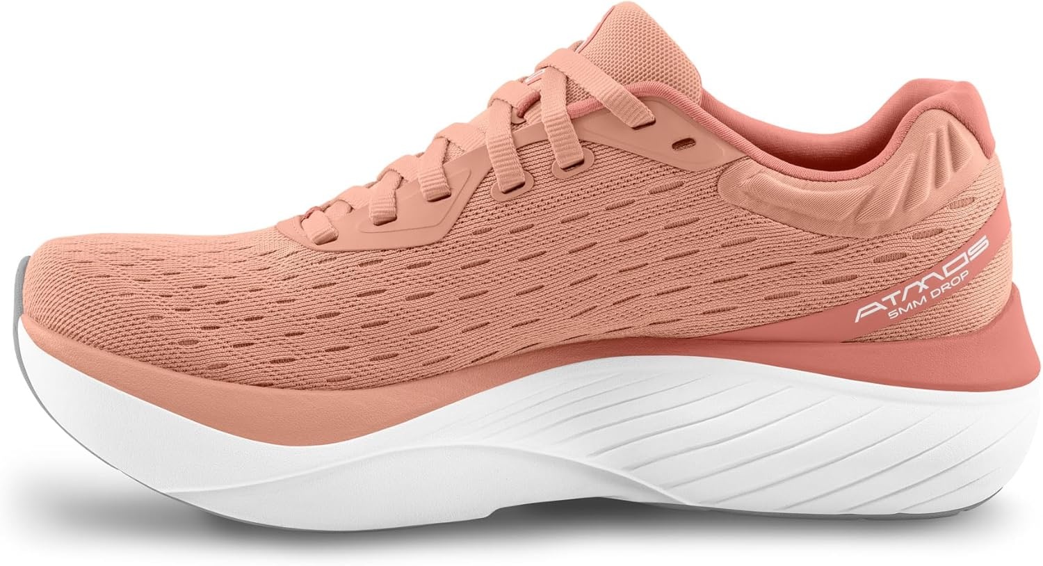 image:imageTopo Athletic Womens Lightweight Comfortable 5MM Drop Atmos Road Running Shoes Athletic Shoes for Road RunningDusty RoseWhite