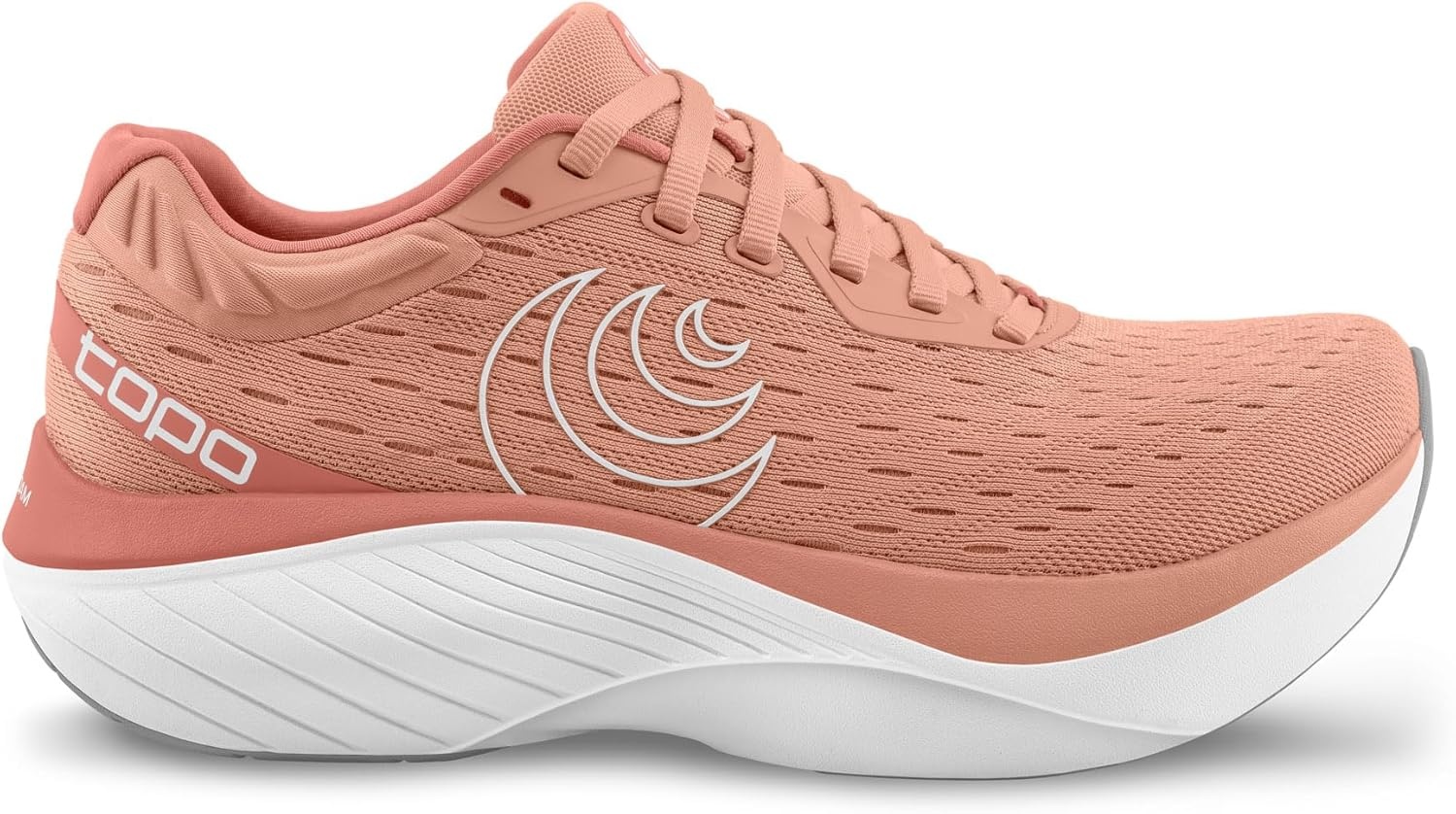 image:imageTopo Athletic Womens Lightweight Comfortable 5MM Drop Atmos Road Running Shoes Athletic Shoes for Road RunningDusty RoseWhite