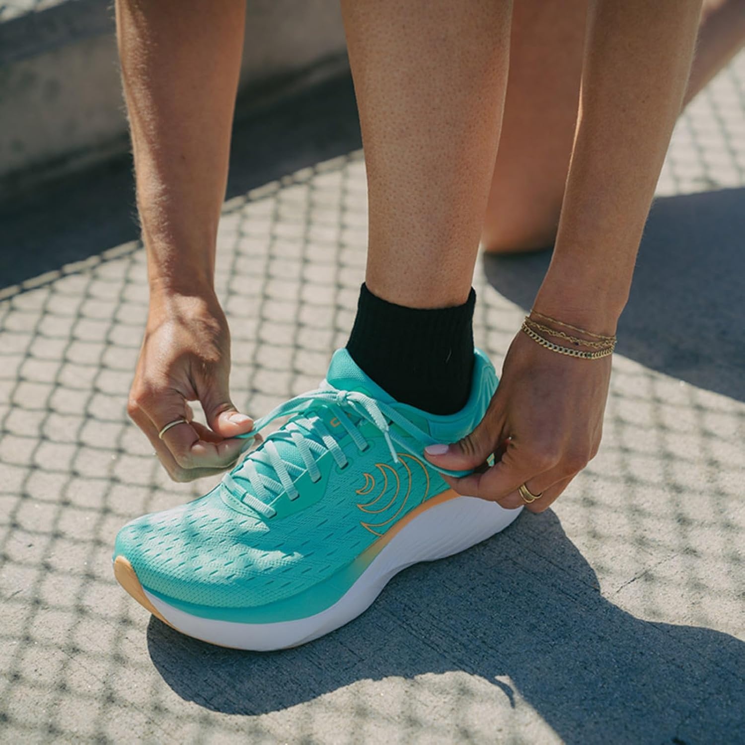 image:imageTopo Athletic Womens Lightweight Comfortable 5MM Drop Atmos Road Running Shoes Athletic Shoes for Road RunningGreenOrange