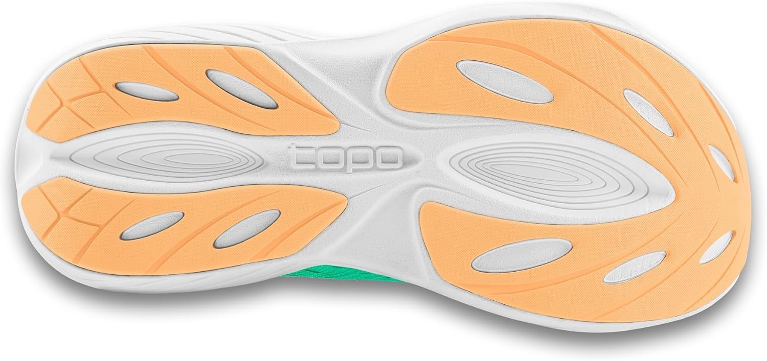 image:imageTopo Athletic Womens Lightweight Comfortable 5MM Drop Atmos Road Running Shoes Athletic Shoes for Road RunningGreenOrange