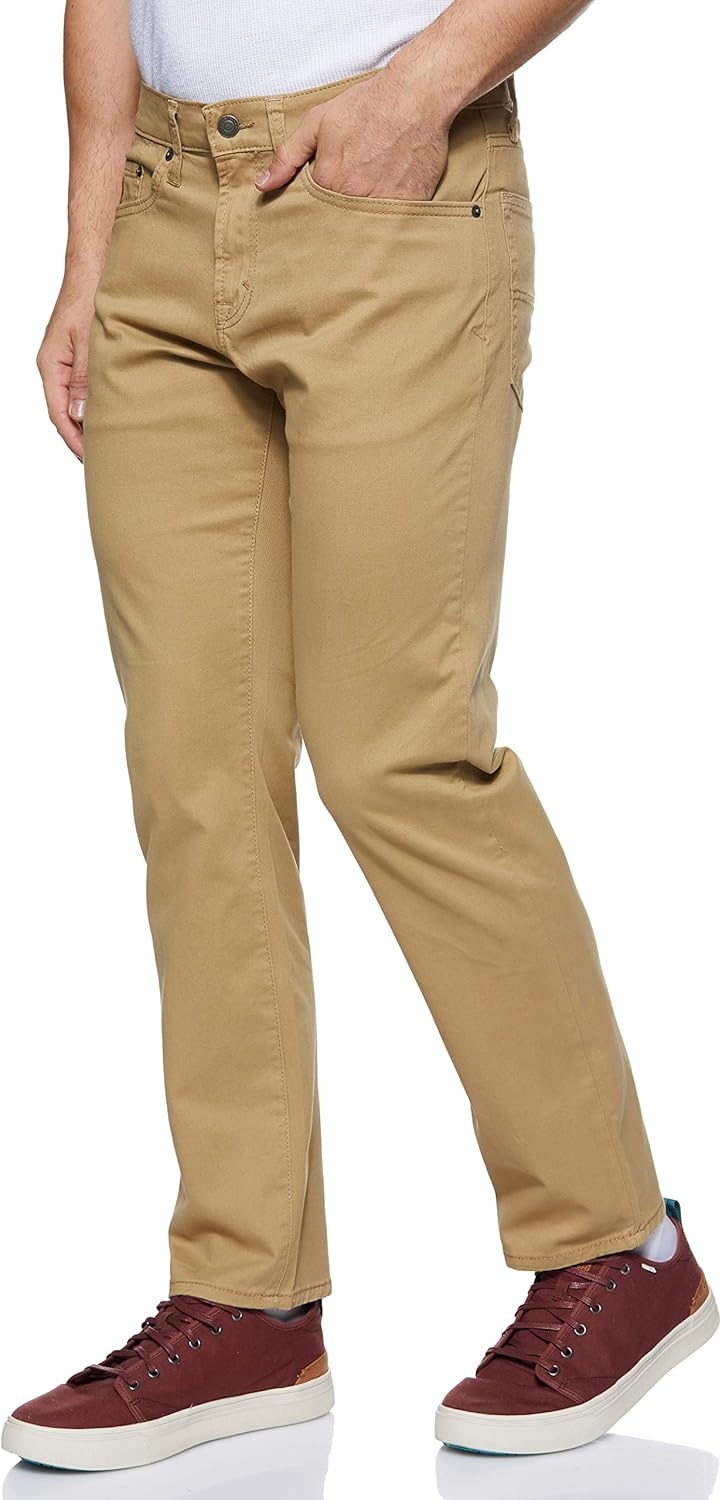 image:imageUS Polo Assn Mens Slim Straight 5 Pocket Stretch Twill JeanHoney