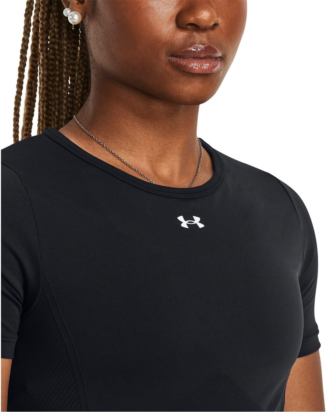 image:imageUnder Armour Womens Vanish Seamless Short Sleeve TShirtBlack