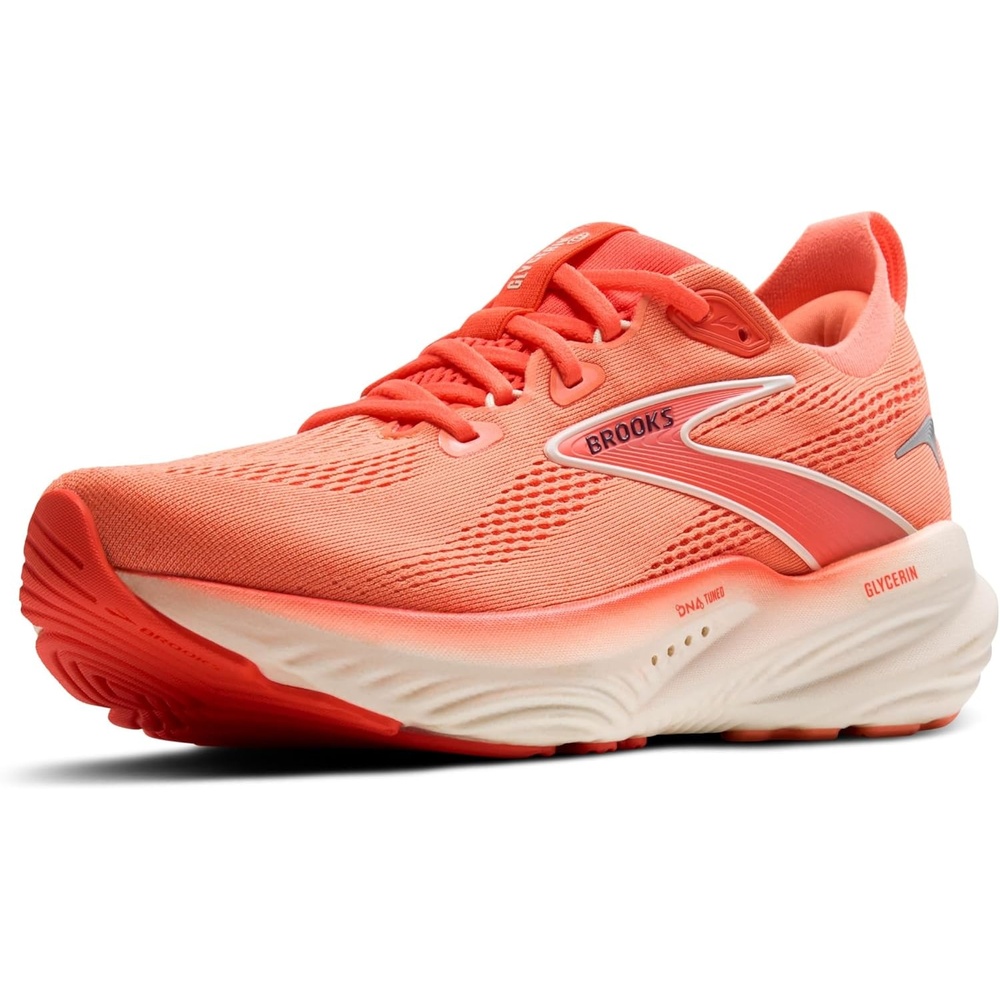 image:imageBrooks Womens Glycerin 22 Neutral Running ShoeDesert FlowerHot CoralMilk