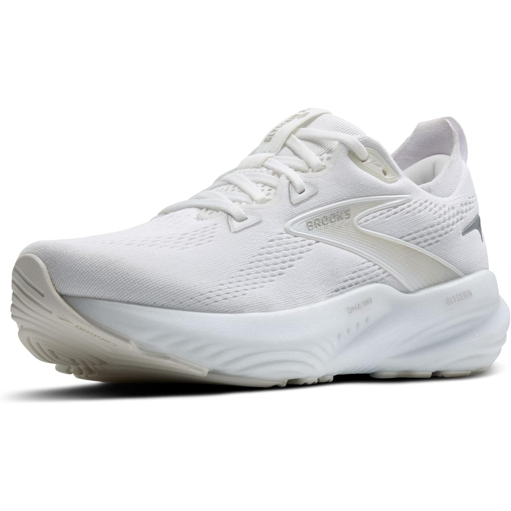 image:imageBrooks Womens Glycerin 22 Neutral Running ShoeWhiteWhiteGrey