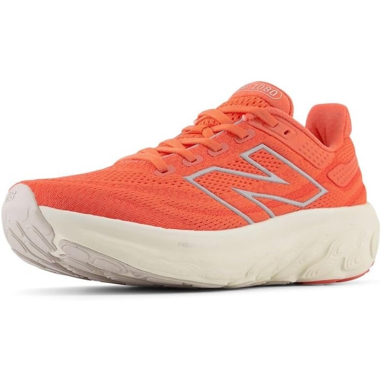 image:imageNew Balance Womens Fresh Foam X 1080 V13 Running ShoesGulf RedLinenSilver Metallic