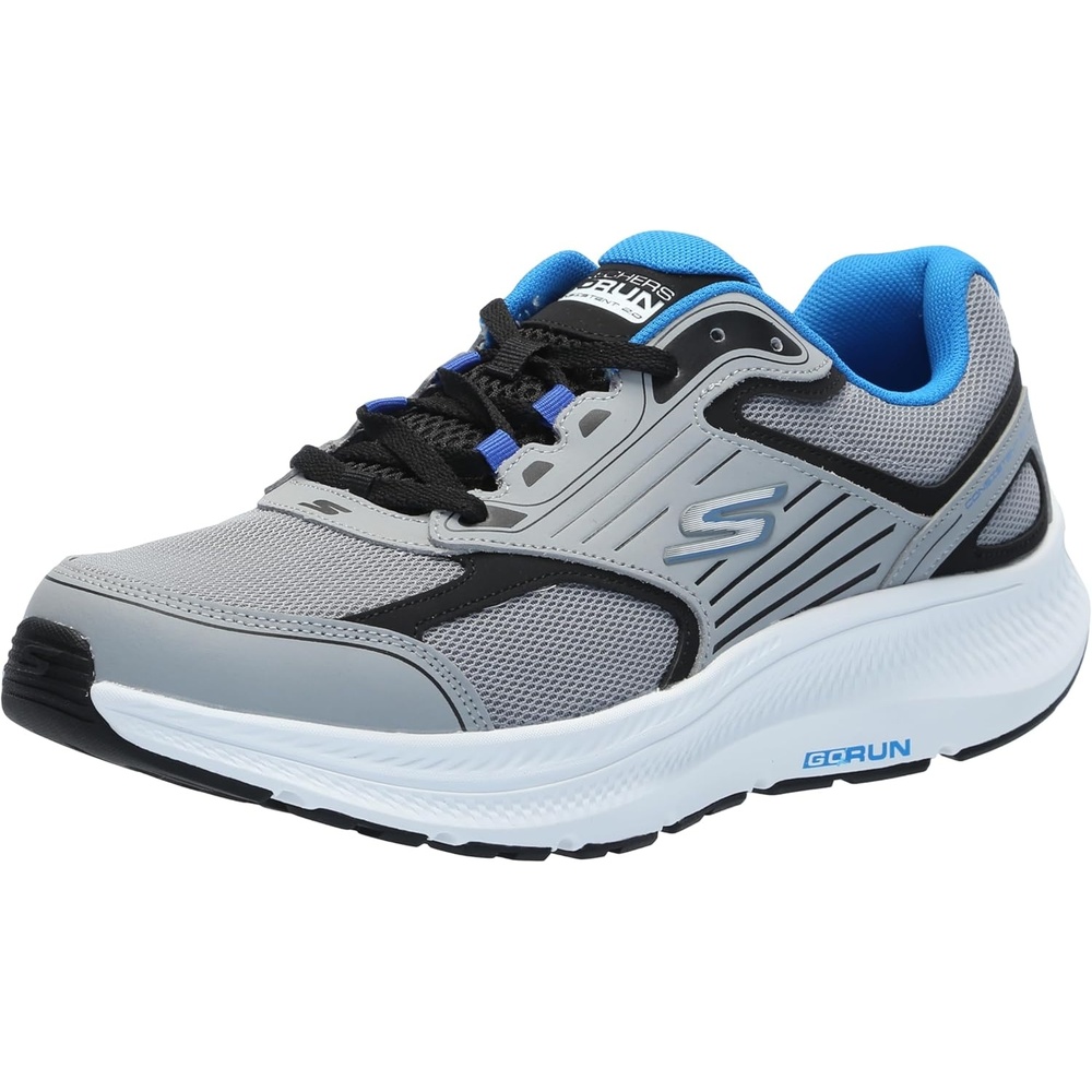 image:imageSkechers Mens Go Run Consistent 20 SneakerGrayBlack