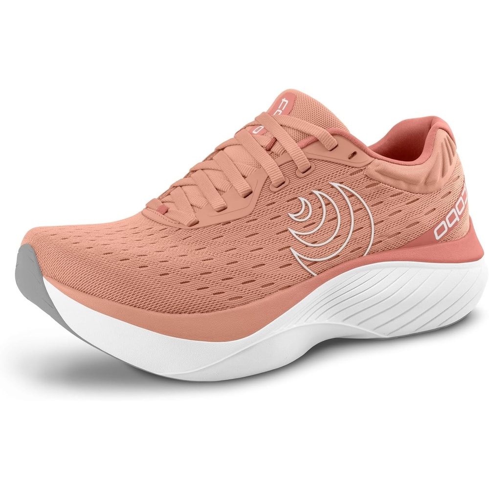 image:imageTopo Athletic Womens Lightweight Comfortable 5MM Drop Atmos Road Running Shoes Athletic Shoes for Road RunningDusty RoseWhite